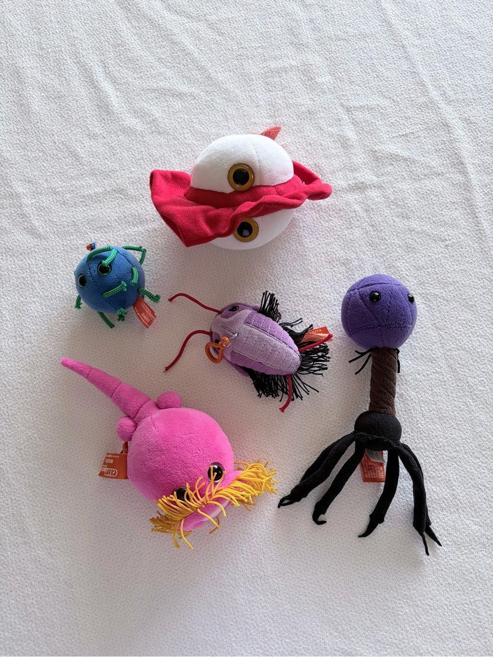 Giant Microbes Bundle - T4, Rotifer, Trilobiten, Varicela, SARS